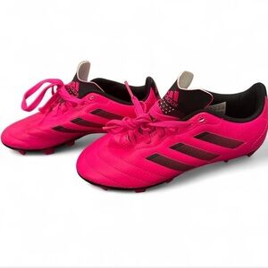 Adidas kids Bright Pink Athletic Cleats